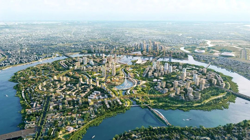 SOM贏得越南平貴-清多（Binh Quoi - Thanh Da)半島國際規劃和建筑設計競賽第一名